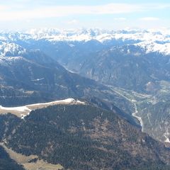 Flugwegposition um 14:12:54: Aufgenommen in der Nähe von 38050 Pieve Tesino, Trentino, Italien in 2412 Meter
